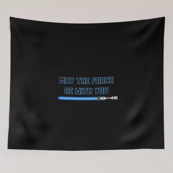 Item preview, MAY THE FORCE BE WITH YOU, laptop sticker designed and sold by NiceSign.