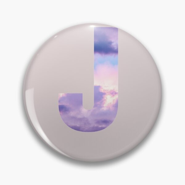 Item preview, letter j purple and pink cloud  designed and sold by AGDesignstore.