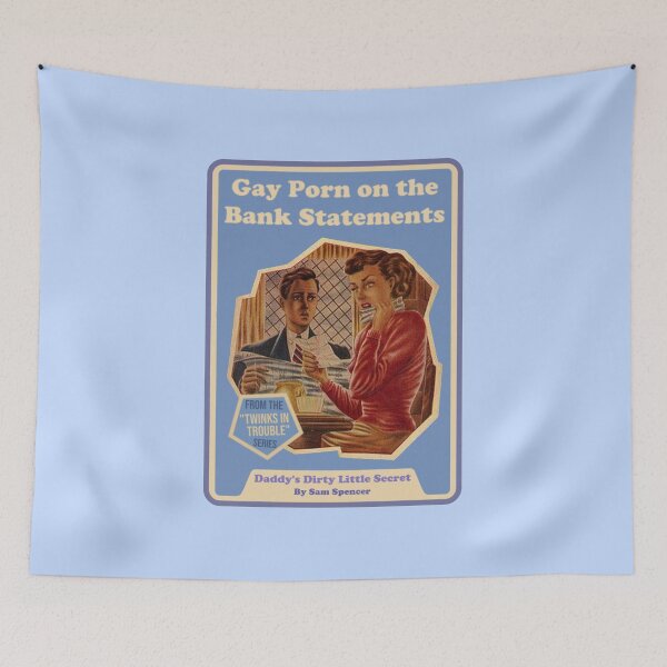 Item preview, Gay Porn on the Bank Statements designed and sold by BaconPancakes21.