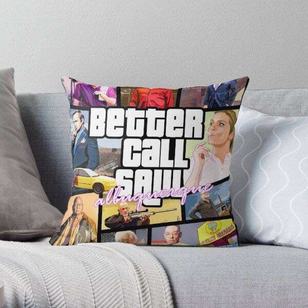 Better Call Saul albuquerque GTA ART Throw Pillow