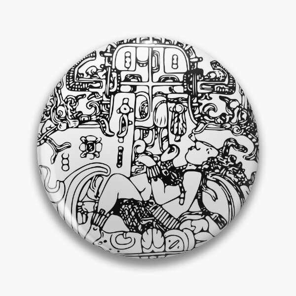 Item preview, Mayan Astonaut Pakal Palenque World Tree Art designed and sold by yisela.