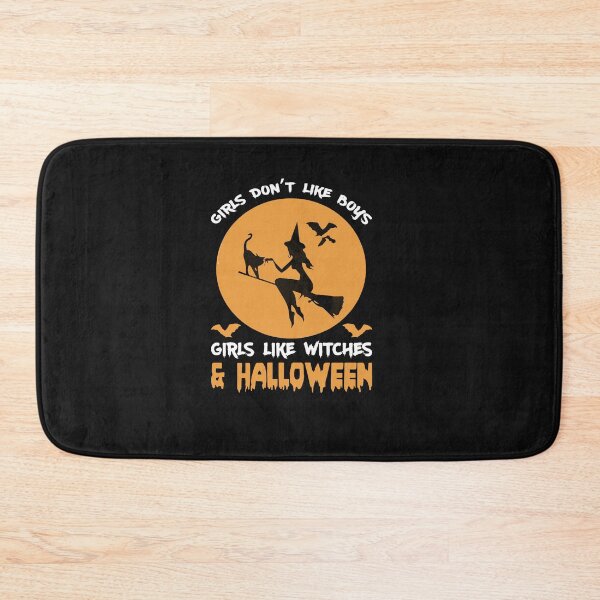 Item preview, Girls Don't Like Boys ,Girls Like Witches and Halloween designed and sold by farock.
