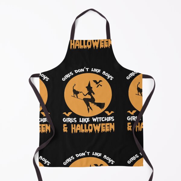 Item preview, Girls Don't Like Boys ,Girls Like Witches and Halloween designed and sold by farock.