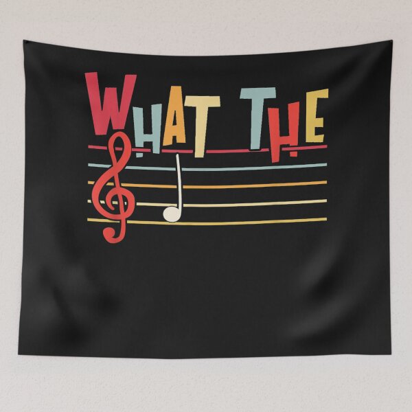 Item preview, What The F Funny Clef Note Music designed and sold by harolhaw.
