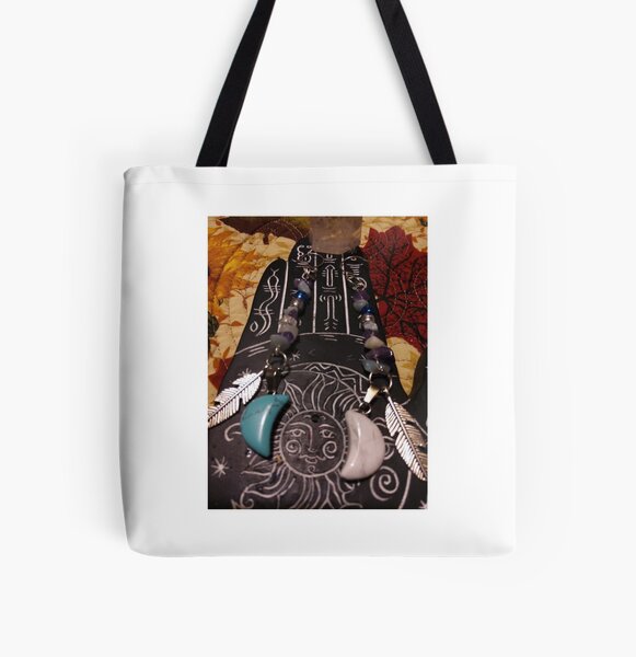 crafty witch All Over Print Tote Bag