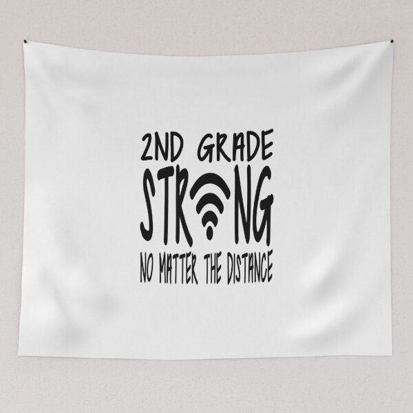 Item preview, 2nd Grade Strong No Matter The Distance With Wifi Symbol Teacher Second Grade Online virtual School Back to school Gift designed and sold by clothesy7.