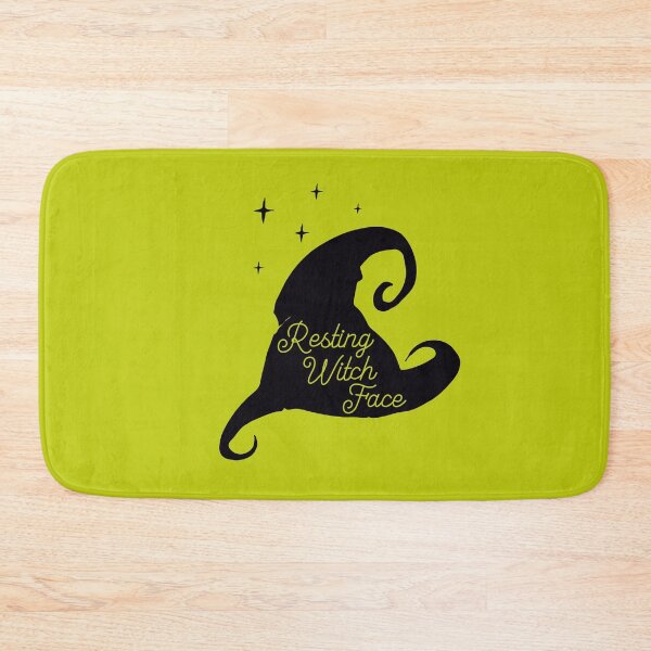 Item preview, Witch Hat Resting Witch Face Halloween Cute Pun Magic Witches Scary Funny designed and sold by gkao.