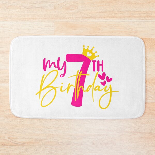 Item preview, My 7th birthday designed and sold by purpleblobart.