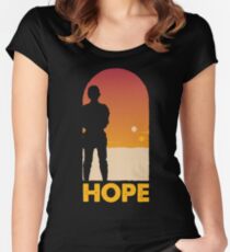 Hope - Tatooine's New Hope! Women's Fitted Scoop T-Shirt