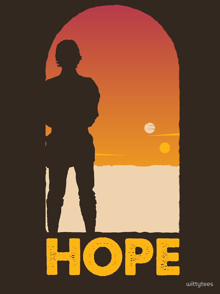 Hope - Tatooine's New Hope! by wittytees