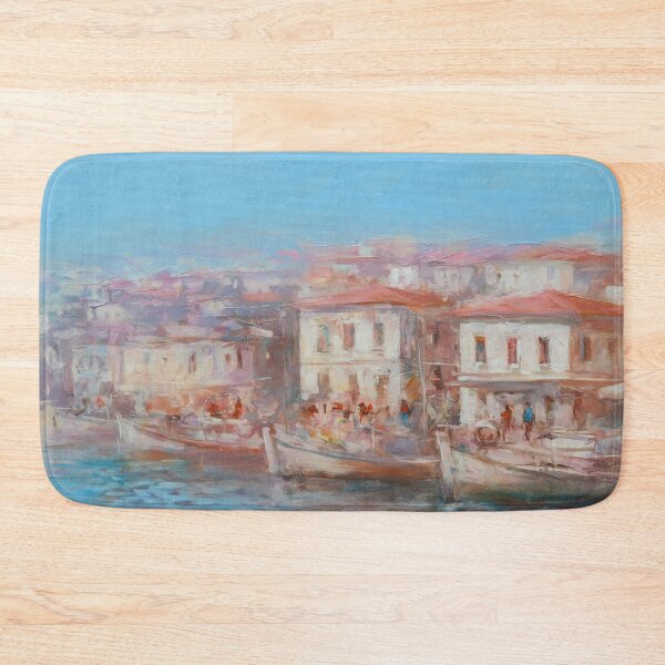 Item preview, Boats On The Island Harbor 9 designed and sold by Ethiyo.
