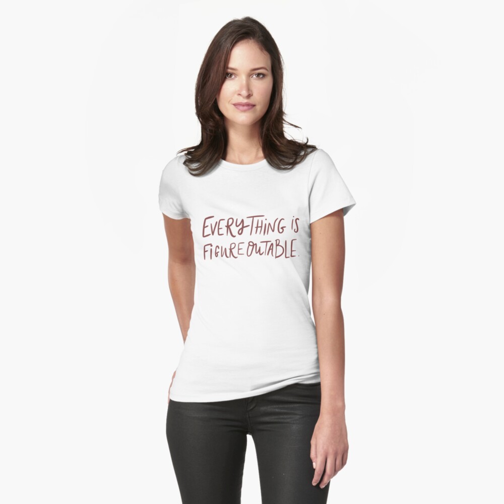 Item preview, Fitted T-Shirt designed and sold by Dollfacedesign.