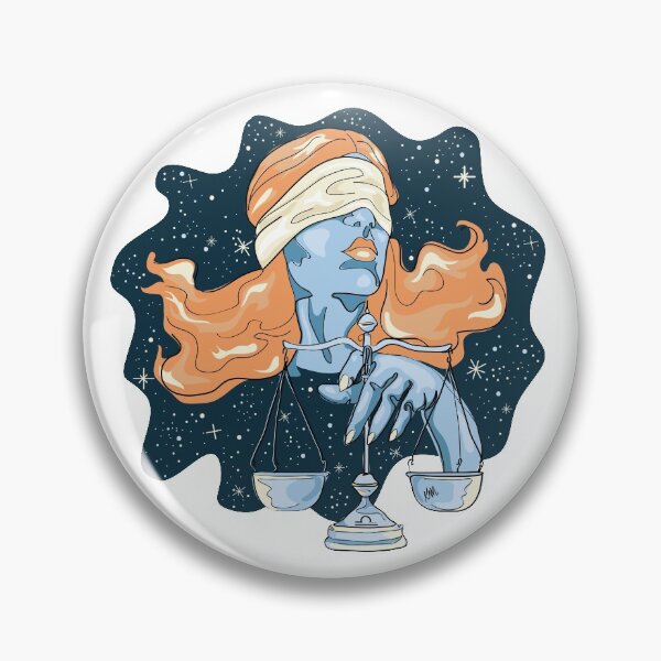 Item preview, Cosmic Lady Libra | Libra Illustration designed and sold by Karli Mogen.