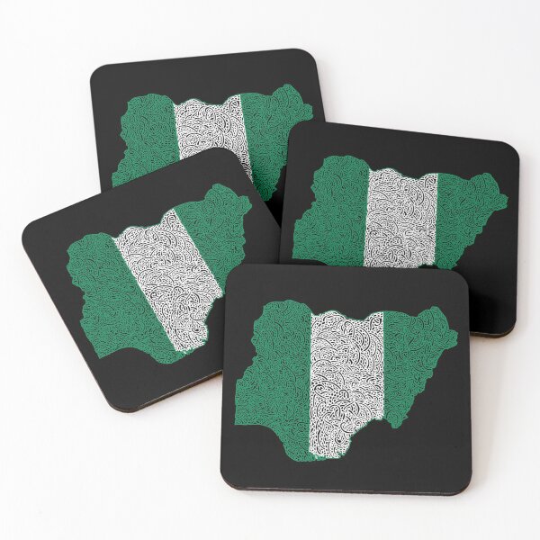 Item preview, Nigeria Map Design designed and sold by Naoswestvillage.