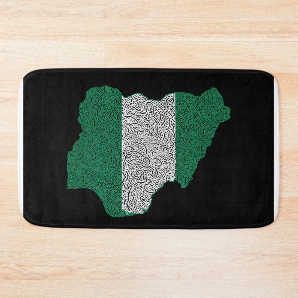 Item preview, Nigeria Map Design designed and sold by Naoswestvillage.