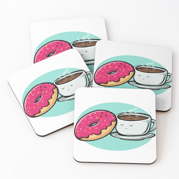 Item preview, Better Together: Donut and Coffee designed and sold by cpbayaniart.