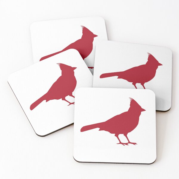 Item preview, Bright Red Cardinal bird Silhouette designed and sold by engsasa.