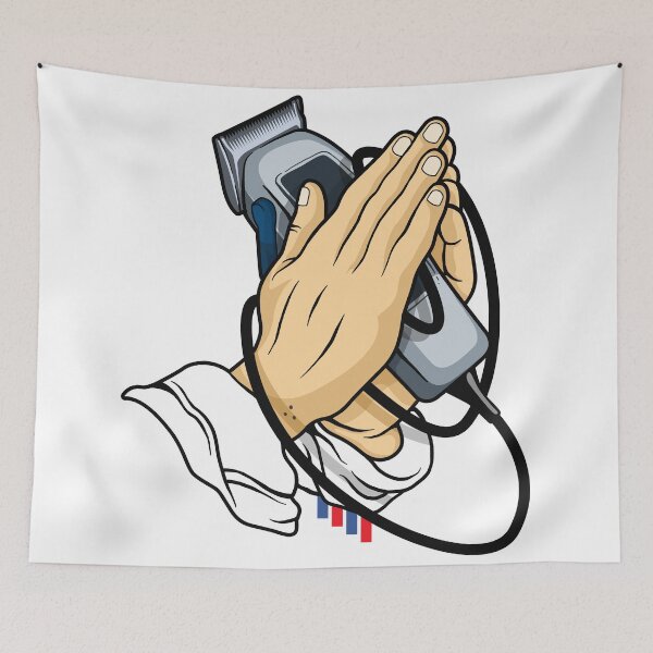 Item preview, Barber Praying Hands designed and sold by Vsuals.