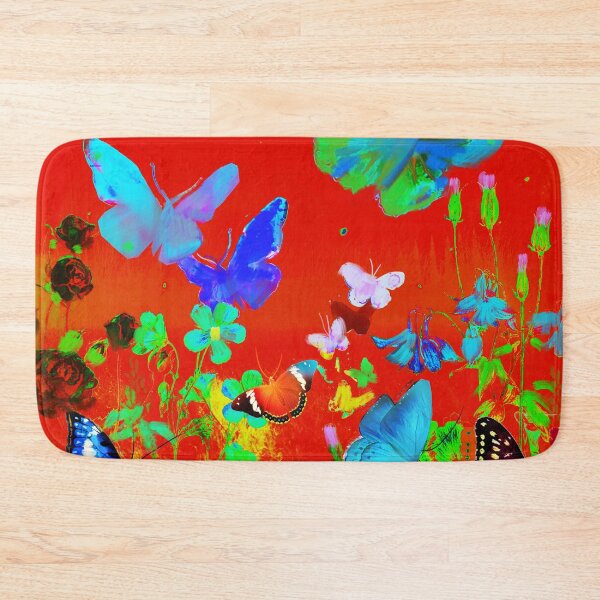 Item preview, Red Butterflies & Flowers designed and sold by aastankovic.
