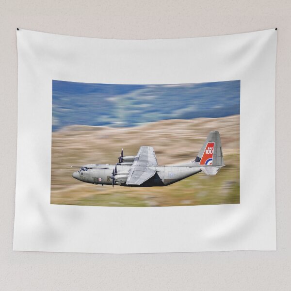 Item preview, RAF C130 Hercules Low Level in the Mach Loop designed and sold by deeve0.