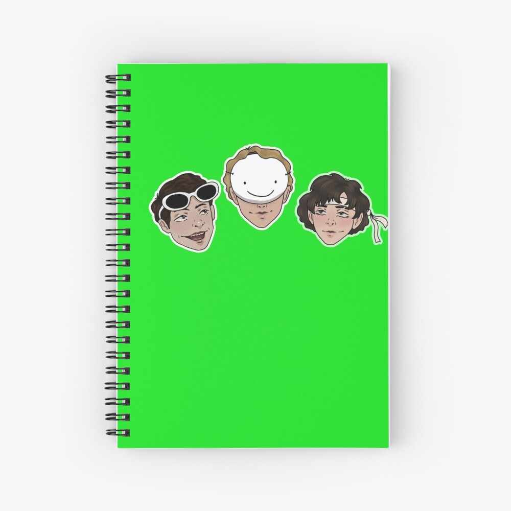Dream Team Minecraft Spiral Notebook For Sale By Lenkaplp3 Redbubble