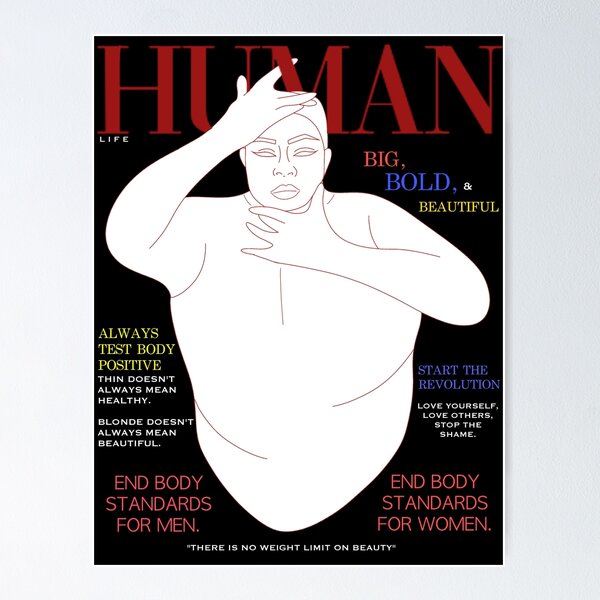 Item preview, Body Positivity, Inspiration | VOGUE Fashion designed and sold by AndrogynousArt.