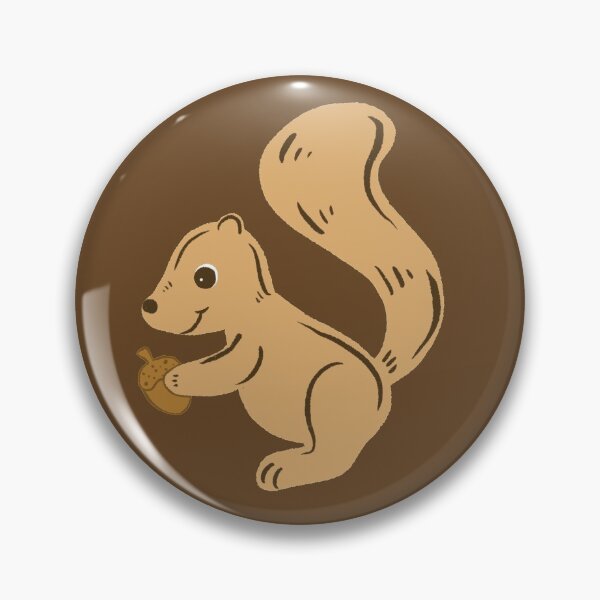 Item preview, Happy Squirrel And Acorn designed and sold by OhMyStarling.