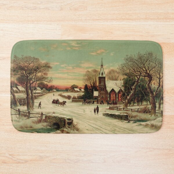 Item preview, Christmas Eve in the country designed and sold by aapshop.