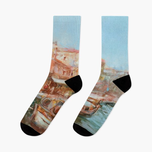 Item preview, Boats On The Island Harbor 12 designed and sold by Ethiyo.