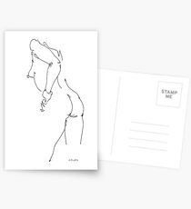 Nude Woman Art 10 Postkarten