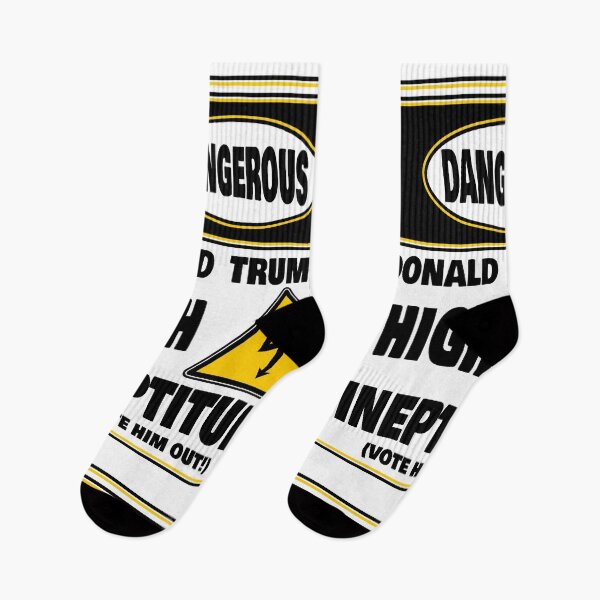 Item preview, Wacky & Fun “DANGEROUS DONALD TRUMP’S HIGH INEPTITUDE VOTE HIM OUT!”  Apparel & Accessories designed and sold by Joanenices.