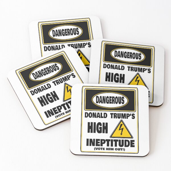Item preview, Wacky & Fun “DANGEROUS DONALD TRUMP’S HIGH INEPTITUDE VOTE HIM OUT!”  Apparel & Accessories designed and sold by Joanenices.