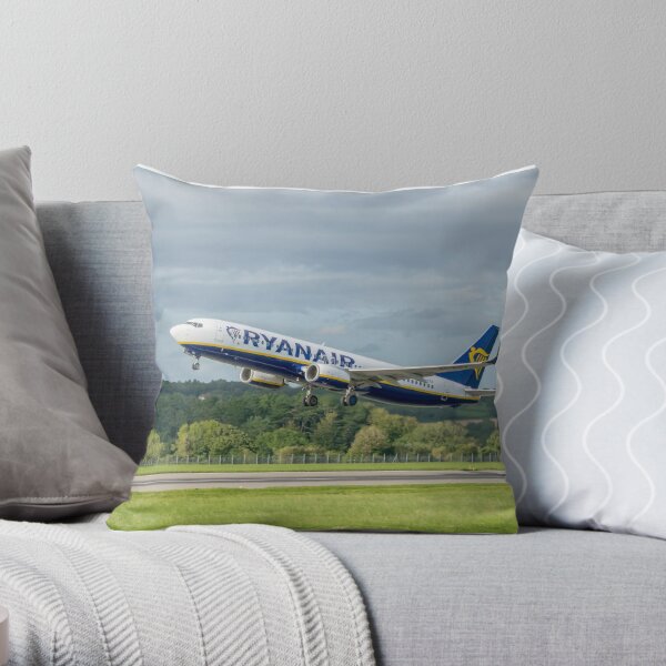 Plane Air Rainbow - Throw Pillow