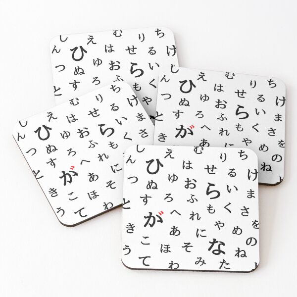 Item preview, Hiragana Japanese alphabeet designed and sold by WonderLang.