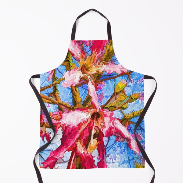 Item preview, Tropical Flowers Design - Chorisia Speciosa With Background of Blue Sky designed and sold by Rocky Mountain Artistry.