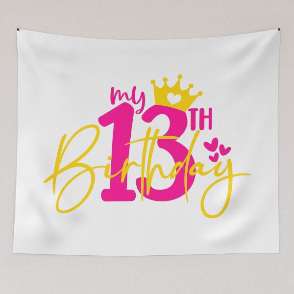 Item preview, My 13th birthday designed and sold by purpleblobart.