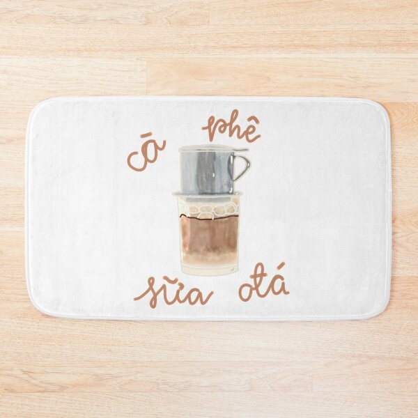 Item preview, Watercolor Vietnamese Iced Coffee (Ca phe sua da) designed and sold by butterflysteph.