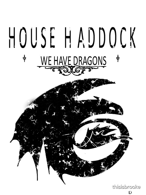 "HTTYD "House Haddock" Graphic Tee" Stickers by thisisbrooke Redbubble