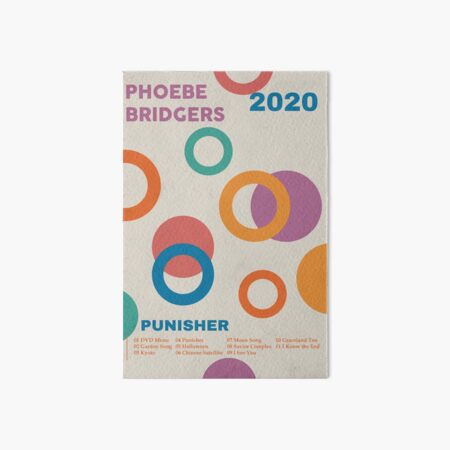 Artikel-Vorschau von Phoebe Bridgers Punisher-Tracklist, designt und verkauft von Naz DeSantis.
