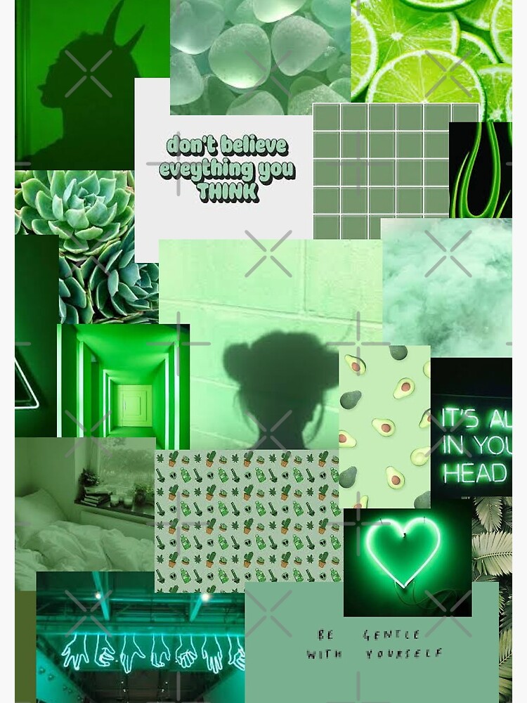 Aesthetic wallpaper green light green , pastel green ,aesthetic wallpaper