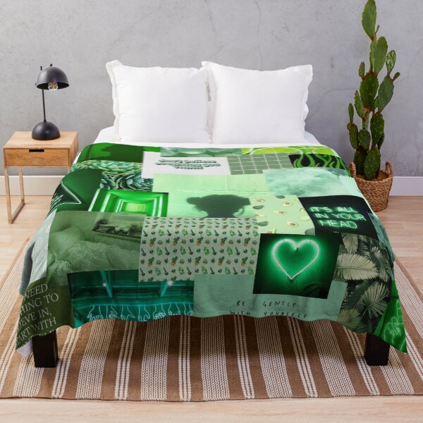 Item preview, green aesthetic collage designed and sold by morgananjos.