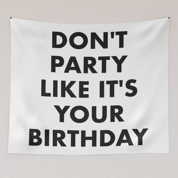 Item preview, DON'T PARTY QUARANTINE BIRTHDAY designed and sold by PoshJocks.