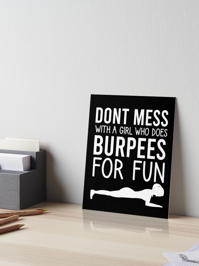 Fitness Gifts Funny Fitness Gifts Burpees Gifts Fitness Girl Gift Gym Gifts  Workout Gifts Best Workout Presents 