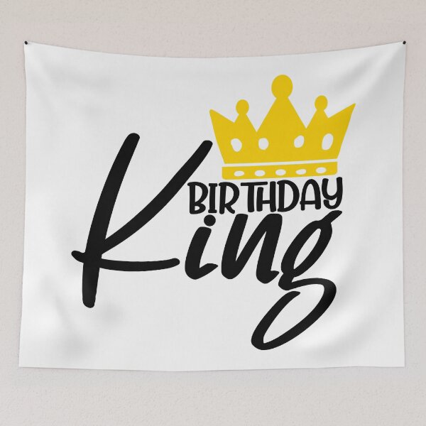 Item preview, Birthday king designed and sold by purpleblobart.