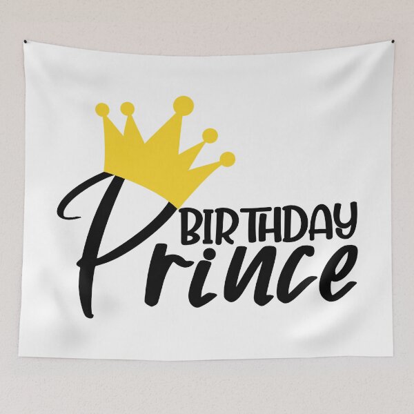 Item preview, Birthday Prince designed and sold by purpleblobart.