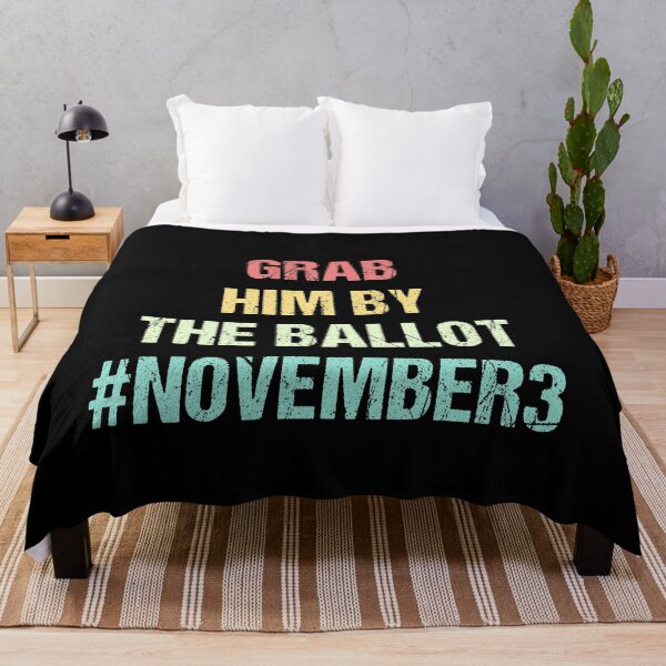 Item preview, GRAB HIM BY THE BALLOT designed and sold by Andrea Lina.