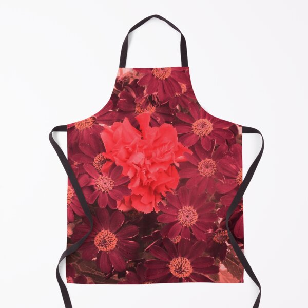 Item preview, ALLEGRATA 12 cineraria carnation daisies red rose flower bouquet floral arrangement nature plant photo designed and sold by dragonemma.