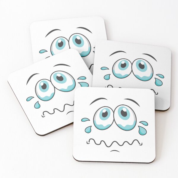 Item preview, Crying Animated face designed and sold by PeterSS.