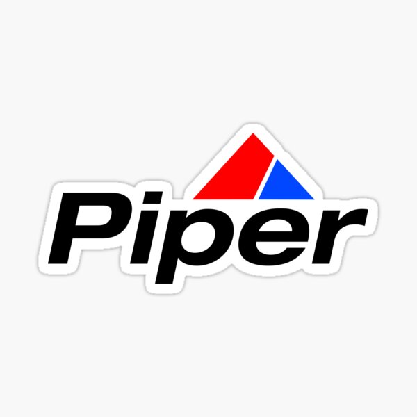 Piper Aircraft Logo Sticker