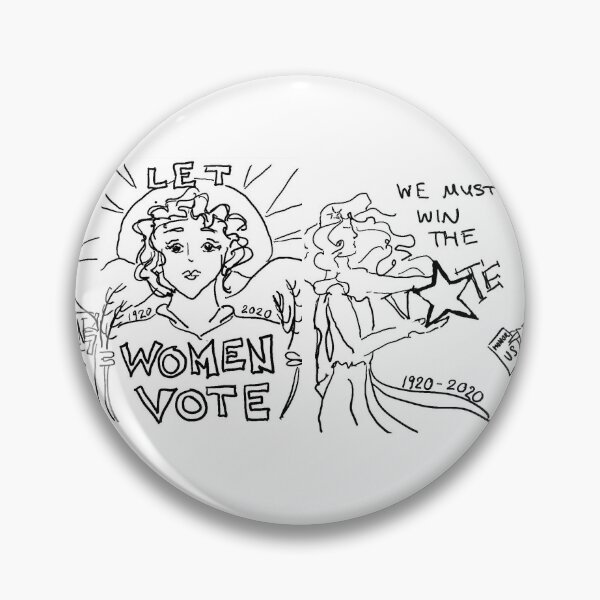 Item preview, Color Me In: Women's Voting Rights 2020 designed and sold by scribblesgalore.